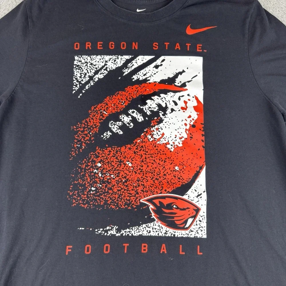 Nike Dri Fit Men's Oregon‎ State Beavers Football T Shirt Size Xl